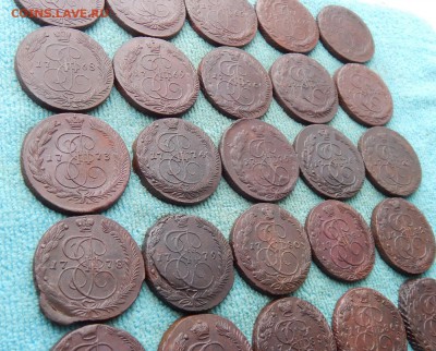 Погодовка пятаков Екатерины 2 1763-1787, цена фикс ! - pog25-1-1