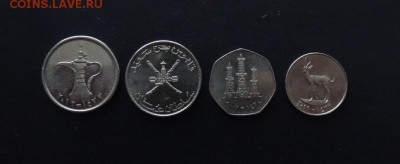 ОАЭ НАБОР МОНЕТ, 4 шт до 14.12. - ОАЭ набор монет 4 шт А...JPG