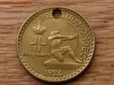 Монако 1 франк 1924 с отверстием до 13.12.17 в 22.00 М - IMG_7330.JPG