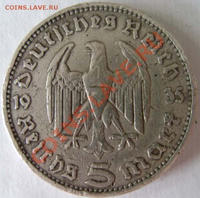 Германия 5 марок 1935 - 5m_2