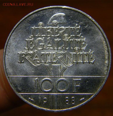 100 франков Франция 1988 - DSCN2382.JPG