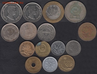15 монет стран Азии до 12.12.2017 22-00 - 15 монет Азии р