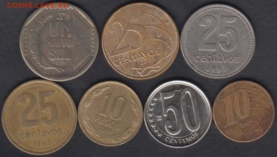 7 монет стран Южной Америки до 12.12.2017 22-00 - 7 монет Южной Америки а