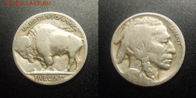 МОНЕТЫ МИРА 12-17 - США – 5 центов (1926) «Бизон; индеец»