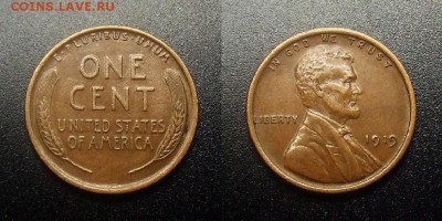 МОНЕТЫ МИРА 12-17 - США – 1 цент (1919)