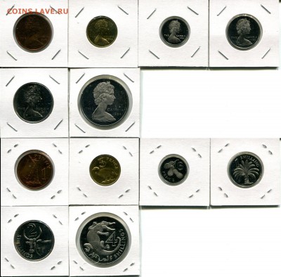Гамбия набор 1966 пруф до 15.12.17 22-00 мск - Gambia 1966 set