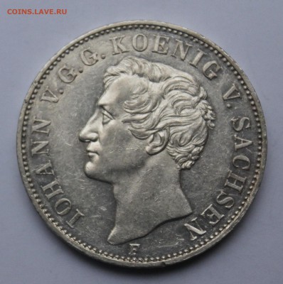 Саксония, талер 1855 года, до 17.12 - E97EE5C7-DDDF-4637-B619-31E9086F205D