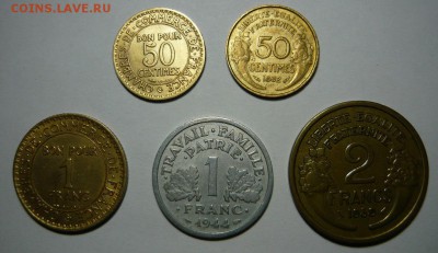 Франция: 5ть монет 1923-1944гг.До 17.12. 22.00 мск - P1200990.JPG