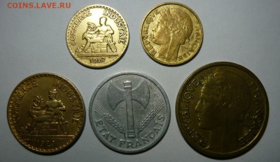 Франция: 5ть монет 1923-1944гг.До 17.12. 22.00 мск - P1200989.JPG