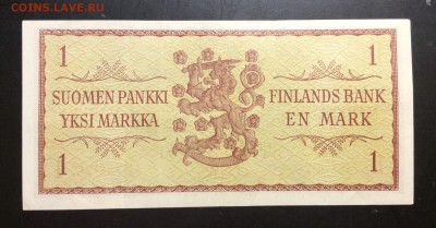 1 марка 1963г Финляндия - image
