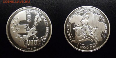 МОНЕТЫ МИРА 12-17 - Бельгия – 500 франков (2001) «Европа» (Ag)