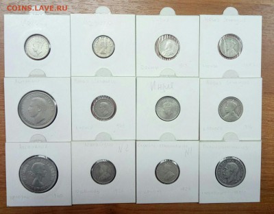 Набор серебряных монет (Европа, Азия, Океания) 12 шт. - P71207-124744(1)