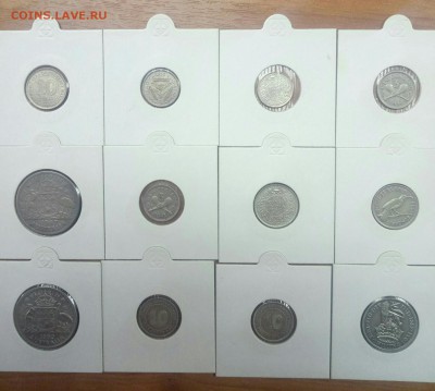 Набор серебряных монет (Европа, Азия, Океания) 12 шт. - P71207-123958(1)