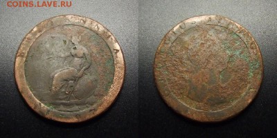 МОНЕТЫ МИРА 12-17 - Х.З. №4 (британское колесо) (1797)