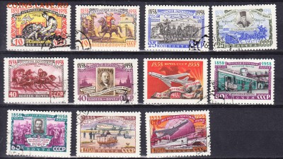 СССР 1958 100 лет русской марке (полная серия) - 28