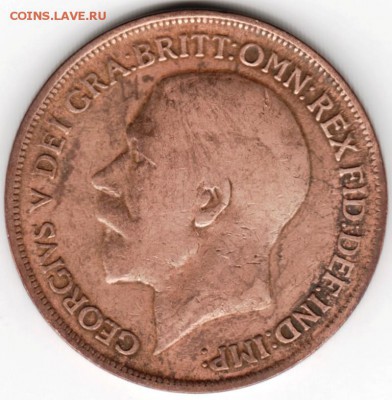 Великобритания 1 пенни 1918 г. до 24.00 19.12.17 г. - Scan-171212-0028