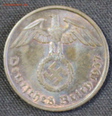 C 1 РУБ. III-й РЕЙХ 2 пфеннига 1937г. БРОНЗА до 19.12 в 22 - IMG_9667