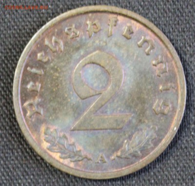 C 1 РУБ. III-й РЕЙХ 2 пфеннига 1937г. БРОНЗА до 19.12 в 22 - IMG_9668