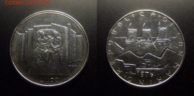 МОНЕТЫ МИРА 12-17 - Сан-Марино – 100 лир (1976) «Семья» №1