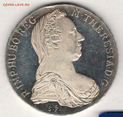 Ag Талер Марии-Терезии 1780Х до 18.12.2017 в 22.00мск (Е640) - 5-а1780