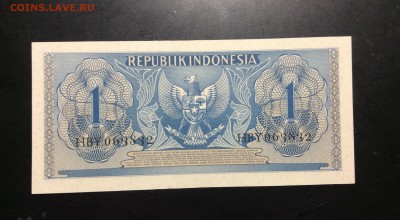 1 рупий 1956г Индонезия - image