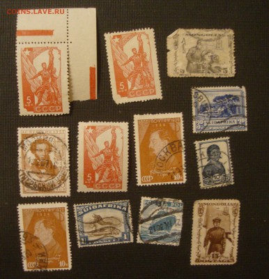 Марки 30-х годов, СССР, иномарочные, 217 штук - MN34