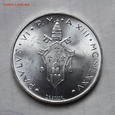 Ватикан 500 лир 1975 UNC до 18.12 22:00 - 20171007_152951