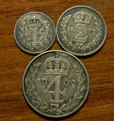 1 2 4 пенса маунди 1902 британия - DSCN2414.JPG