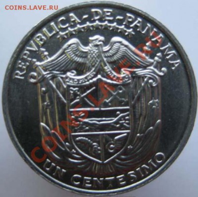 Монеты с Корабликами - 1 сентесимо 2000 Панама-2