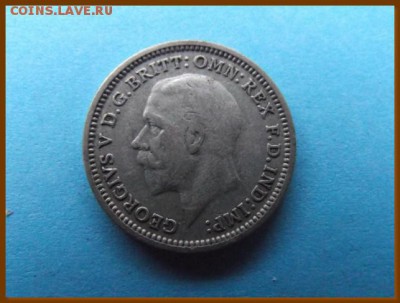 С РУБЛЯ Великобритания 3 пенса 1934 До 19.12.17 в 22:00 МСК - DSCF7958