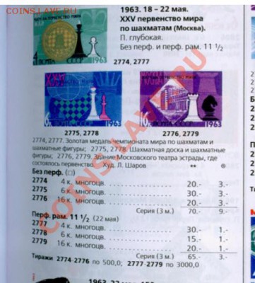 марки советского периода с высоким рельефом печати - 22.03