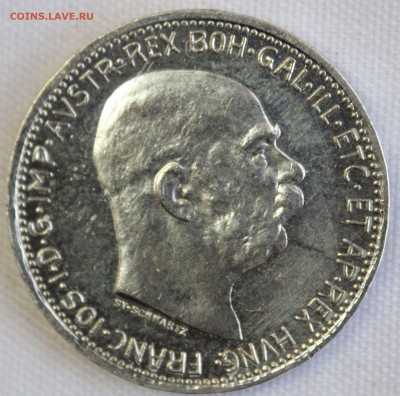 С 1 РУБ. АВСТРИЙСКАЯ ИМПЕРИЯ 1 корона 1914г. UNC до 21.12 - IMG_9957