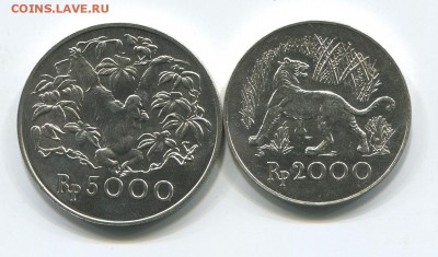 5000 рупий + 2000 рупий 1974 Индонезия и мексика - инд