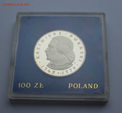 100 злотых 1976 (PROOF, серебро, коробочка) Казимир Пулавски - IMG_0547_cr