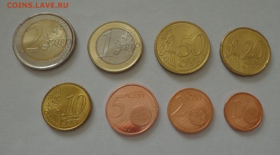 ИСПАНИЯ - ЕВРО-набор 2013 АЦ 8 шт. до 22.12, 22.00 - Испания - набор евро 2013