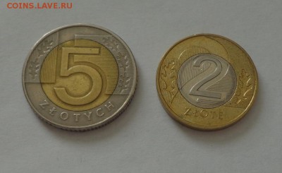 ПОЛЬША - 2 и 5 злотых (2 БИМа) до 22.12, 22.00 - Польша 2 и 5 зл. БИМ