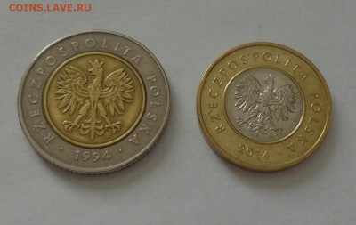 ПОЛЬША - 2 и 5 злотых (2 БИМа) до 22.12, 22.00 - Польша 2 и 5 зл. БИМ1