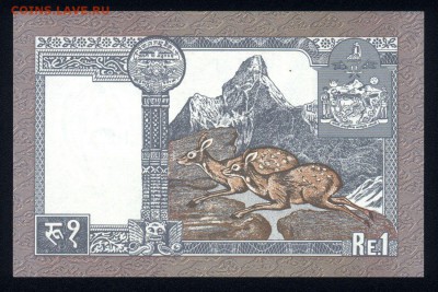 Непал 1 рупия 1991 unc 22.12.17 22:00 мск - 1