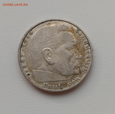 РЕЙХ,2 марки 1938А(свастика)!до 19.12.2017 - фото 16 декабря 015