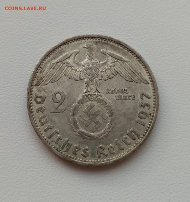РЕЙХ,2 марки 1937А(свастика)!до 19.12.2017 - фото 16 декабря 021
