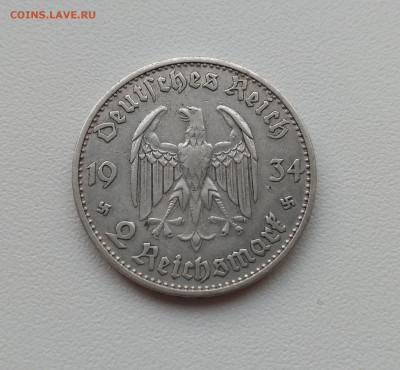 РЕЙХ,2 марки 1934D(Кирха с датой)!до 19.12.2017 - фото 16 декабря 027