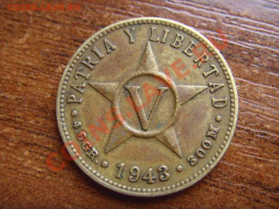 Куба 5 сентаво 1943  год - тип до 26.03 в 17.00 М - LPIC7522.JPG
