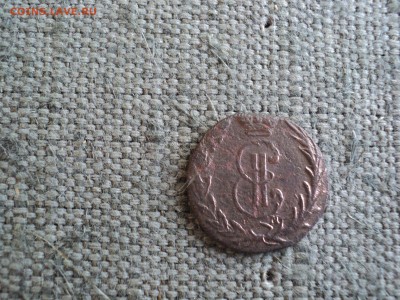 Деньга Сибирская 1767 г. КМ - 30 Сибирь деньга 1767 г с плосойDSC01907.JPG
