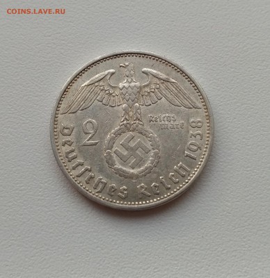РЕЙХ,2 марки 1938А(свастика)!до 21.12.2017 - фото 16 декабря 041