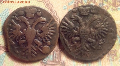 деньга 1731 г 2 шт - 3е