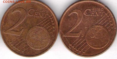 Германия. 2 евроцента. Две штуки - 2 по 2 евроцента1
