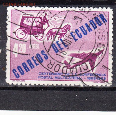 Эквадор 1963 1м - 862