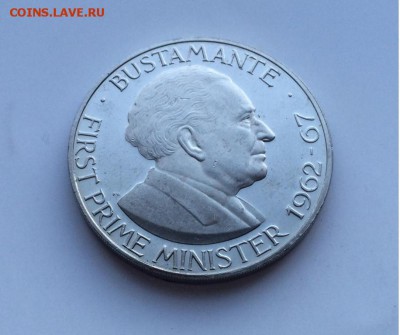 Крона Шайба Ямайка 1$ доллар 1975 премьер министр Бустаманте - krona_shajba_jamajka_1_dollar_1975_premer_ministr_aleksandr_bumtamante