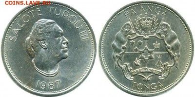 Шайба Тонга 1 панга 1967 Салоте - krona_shajba_tonga_1_panga_1967_salote