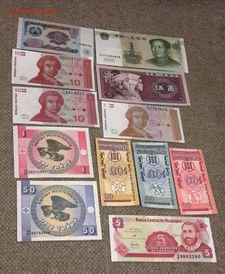 Боны иностр. 31шт. до 25.12.2017 22:00 - 1
